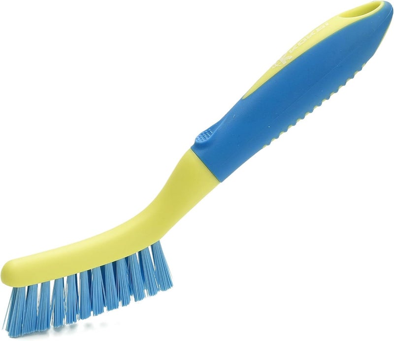 Koksi Scrub Brush Set for Bathroom Kitchen Bathtub Toilet Deep Cleaning Brush Tools All Purpose Cleaner Sponge Scrubbing Brushes with Ergonomic Handle, 4-Piece - Image 3